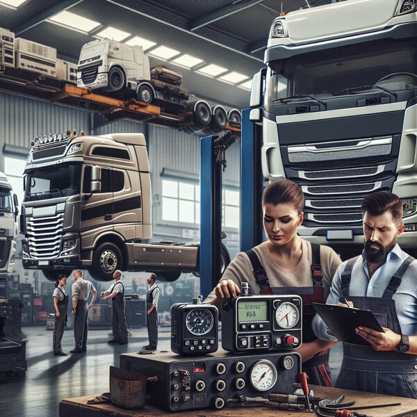 Монтаж, калибровка и активация тахографа на грузовики Volvo, Scania, Mercedes,