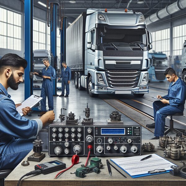 Диагностика и калибровка тормозных модулей европейских и азиатских грузовиков: