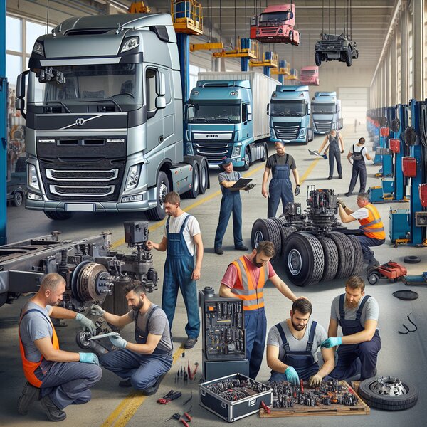 Ремонт и замена блоков управления тормозами с модуляторами для Volvo, Scania,