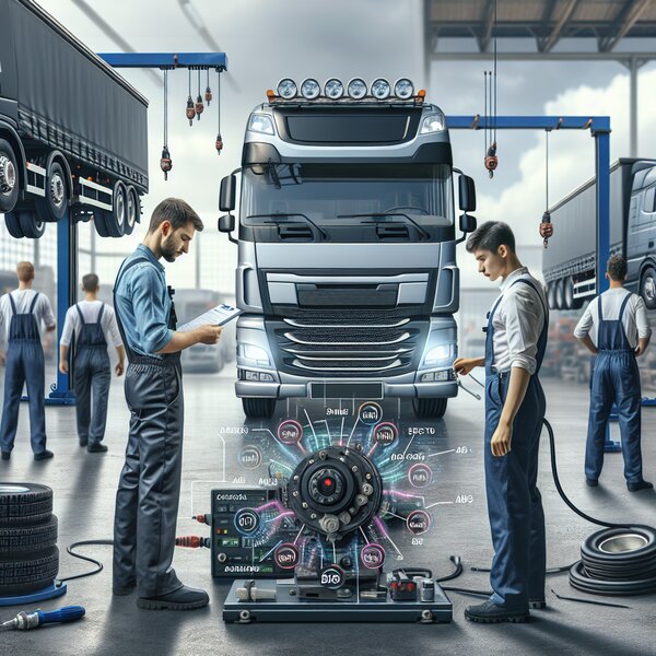 Диагностика датчиков ABS для грузовиков: Volvo, Scania, Mercedes, Renault, DAF,