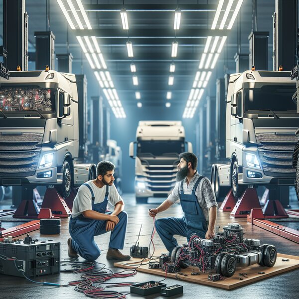 Проверка и восстановление проводки ABS для грузовиков Volvo, Scania, Mercedes,