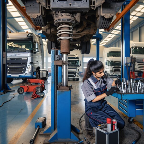 Профессиональный ремонт стоек прицепов для Volvo, Scania, Mercedes, Renault,