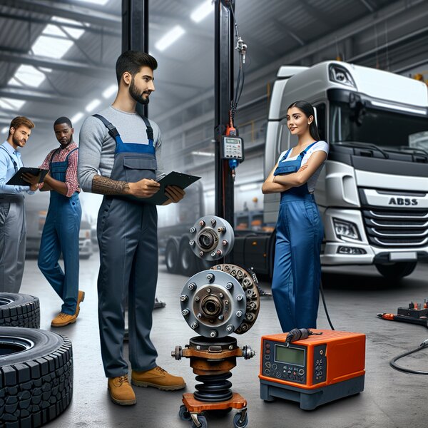 Тестирование датчиков ABS на грузовики Volvo, Scania, Mercedes, Renault, DAF,