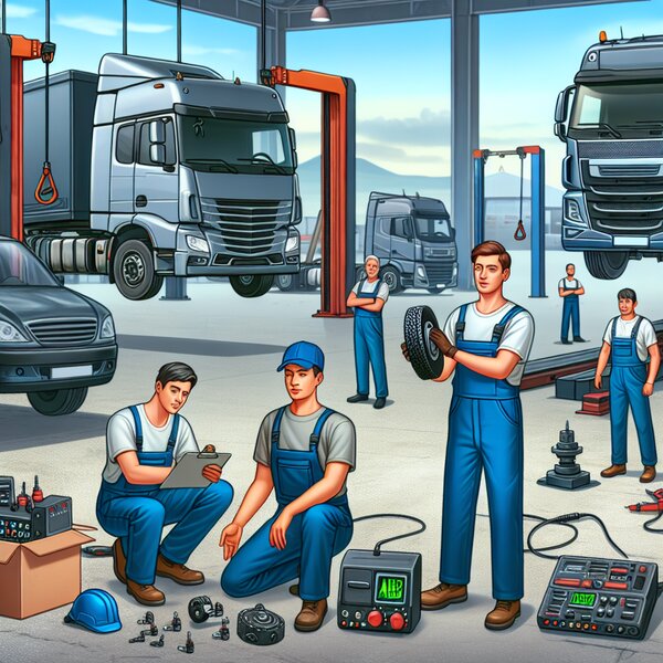 Устранение механических повреждений датчиков ABS для Volvo, Scania, Mercedes,