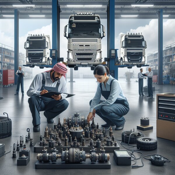 Синхронизация датчиков ABS с блоком управления для Volvo, Scania, Mercedes,