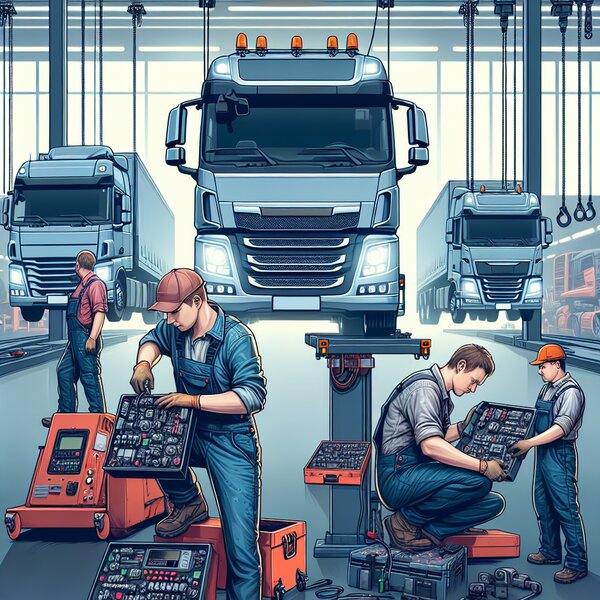 Ремонт и замена контроллеров тормозной системы Volvo, Scania, Mercedes, Renault