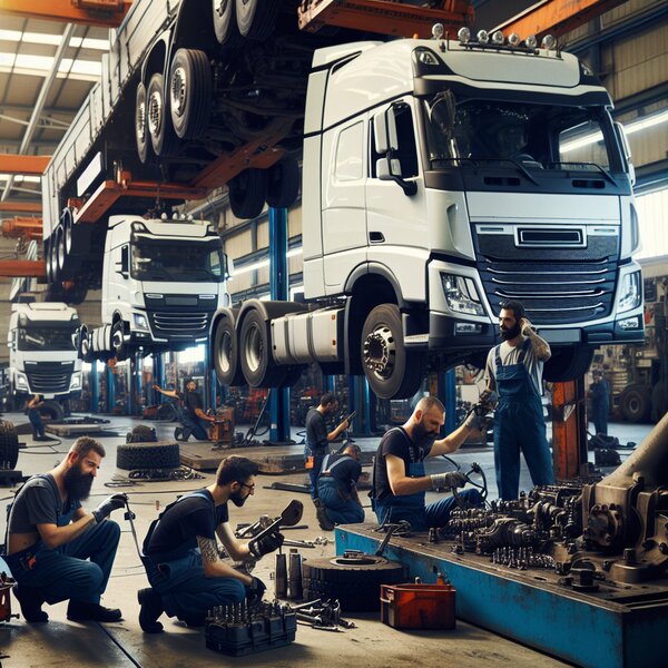 Техническое обслуживание пневматических тормозов Volvo, Scania, Mercedes,