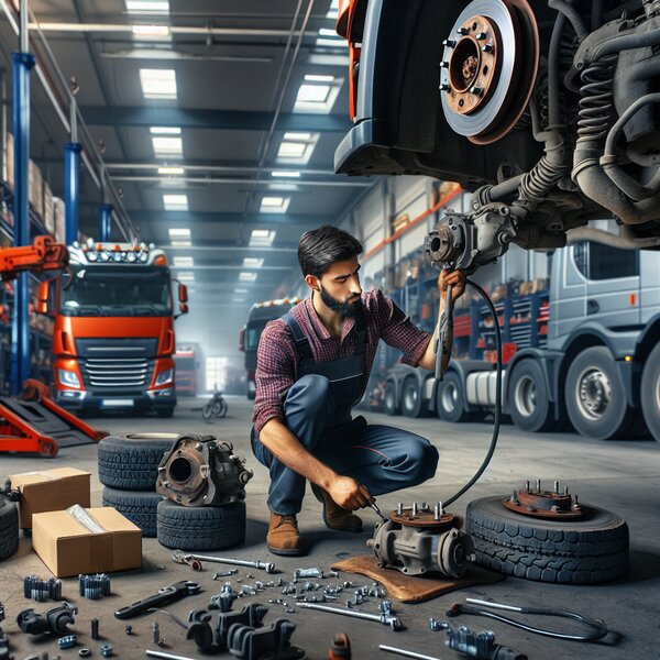 Замена тормозных шлангов и трубок ABS Volvo, Scania, Mercedes, Renault, DAF,