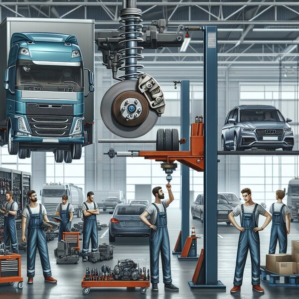 Профессиональная настройка и проверка тормозной системы грузовиков Volvo,