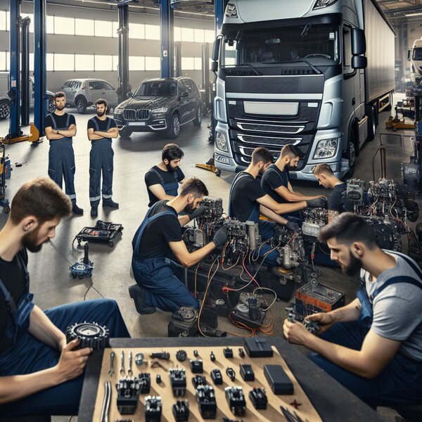 Ремонт и замена датчиков давления тормозной системы для грузовиков Volvo,