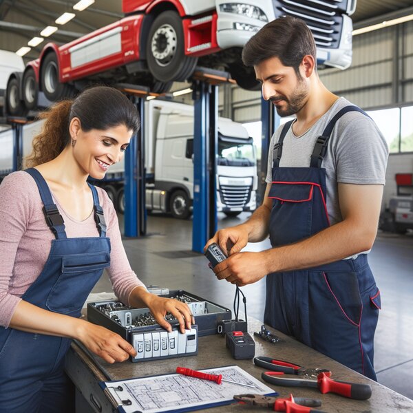 Монтаж и настройка системы центрального замка для грузовиков Volvo, Scania,