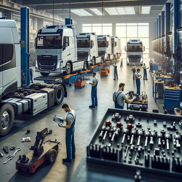 Проверка и замена датчиков уровня топлива для грузовиков Volvo, Scania,