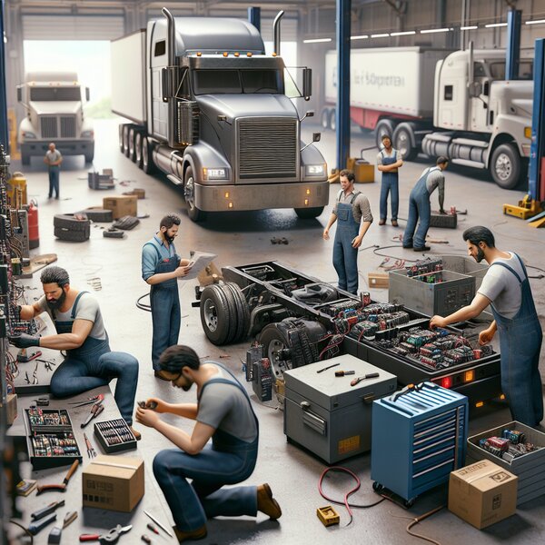 Ремонт и замена реле, блоков управления тягачей и прицепов Volvo, Scania,