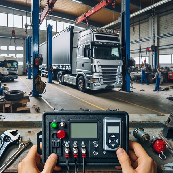 Установка и настройка аварийной сигнализации на прицепах Volvo, Scania,