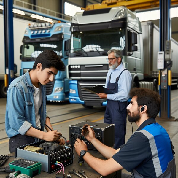 Ремонт и настройка системы контроля температуры на прицепах Volvo, Scania,