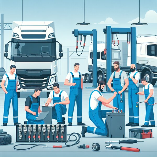 Проверка и замена контактных групп в разъемах грузовиков Volvo, Scania,