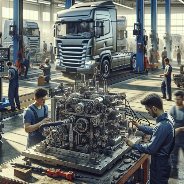 Ремонт и настройка электросистем сцепных устройств Volvo, Scania, Mercedes,