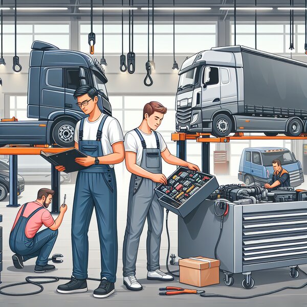 Ремонт и замена блоков управления на прицепах Volvo, Scania, Mercedes, Renault,