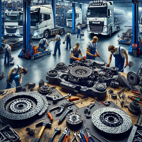 Профессиональная установка и снятие диска сцепления Volvo, Scania, Mercedes,