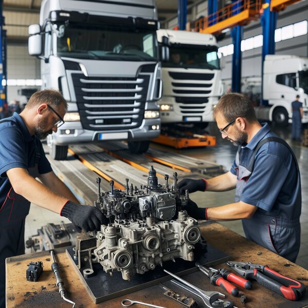 Проверка и замена блока управления электроусилителем руля Volvo, Scania,