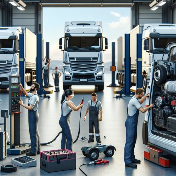 Ремонт и настройка систем управления дверями кабины тягачей Volvo, Scania,