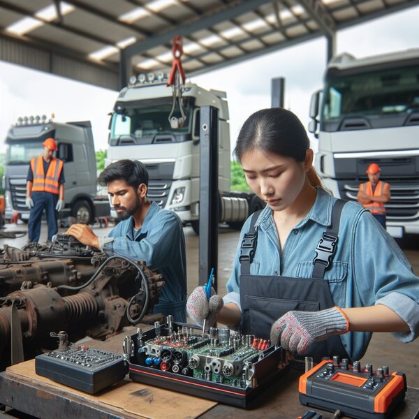 Ремонт и настройка электронных систем управления трансмиссией для грузовиков
