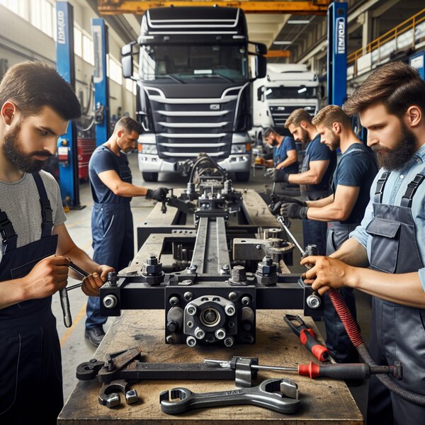 Проверка и настройка системы управления сцепным устройством прицепа для Volvo,