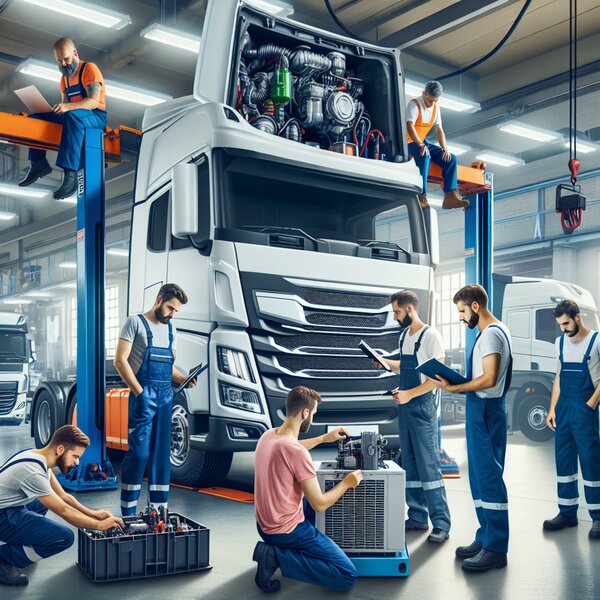 Диагностика рефрижератора грузовиков Volvo, Scania, Mercedes, Renault, DAF,