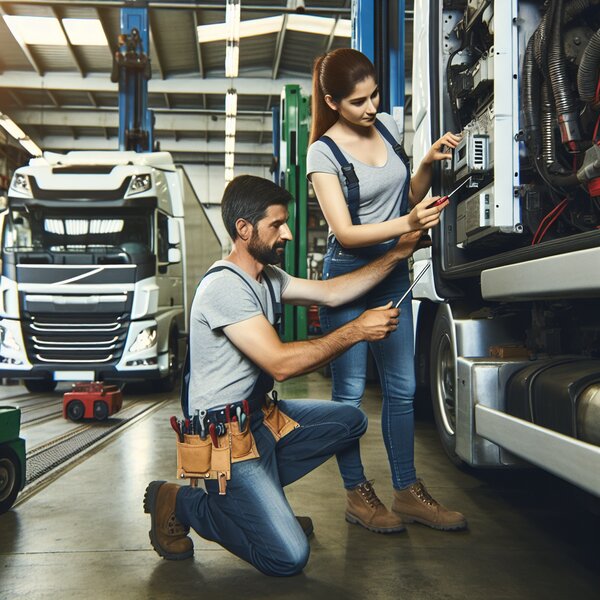 Ремонт и настройка термостата рефрижераторов Volvo, Scania, Mercedes, Renault,