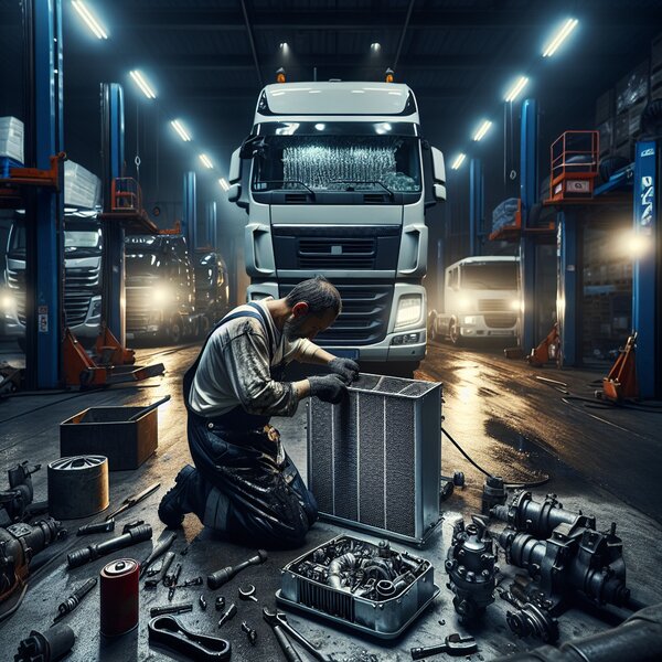 Ремонт и замена испарителя в рефрижераторных установках Volvo, Scania, Mercedes