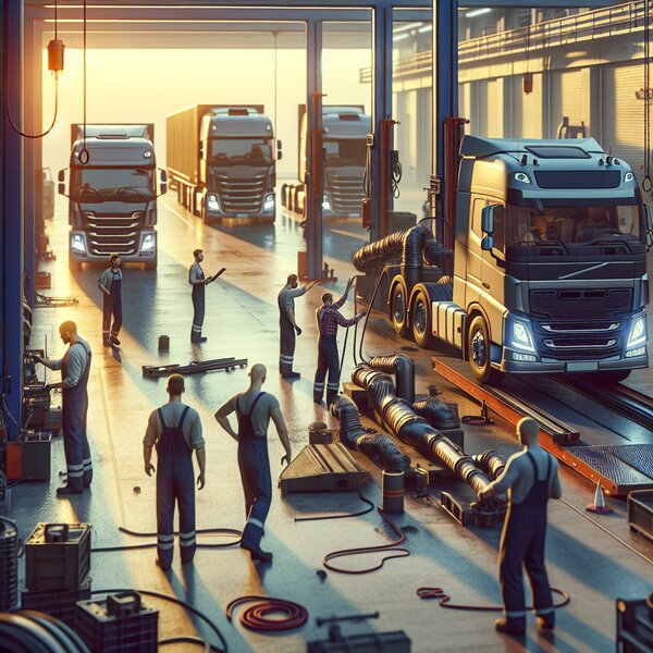 Проверка и ремонт трубопроводов охлаждения Volvo, Scania, Mercedes, Renault,