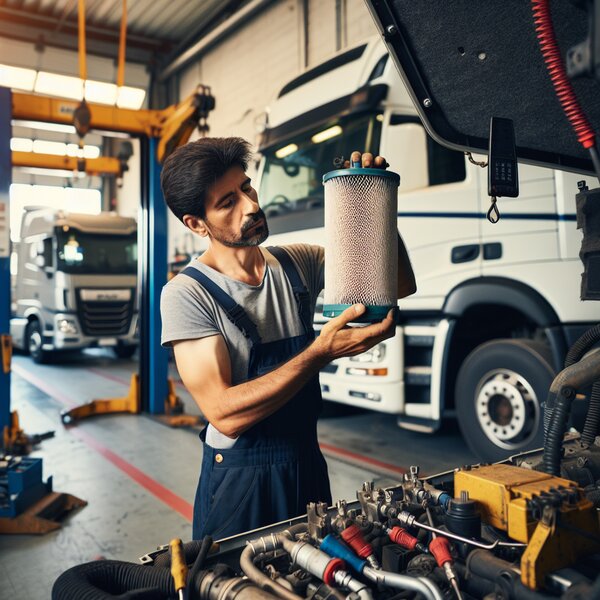 Замена фильтра осушителя хладагента для Volvo, Scania, Mercedes, Renault, DAF,