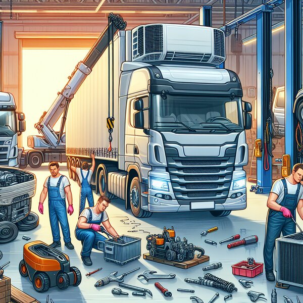 Ремонт и замена конденсатора рефрижераторов Volvo, Scania, Mercedes и другие: