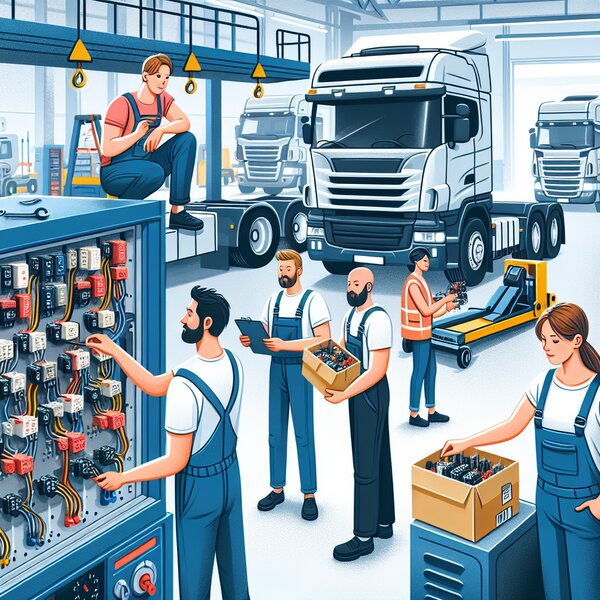 Ремонт и замена реле и датчиков в рефрижераторах Volvo, Scania, Mercedes,