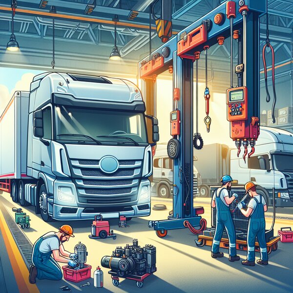 Ремонт и замена датчиков давления в рефрижераторе для Volvo, Scania, Mercedes,