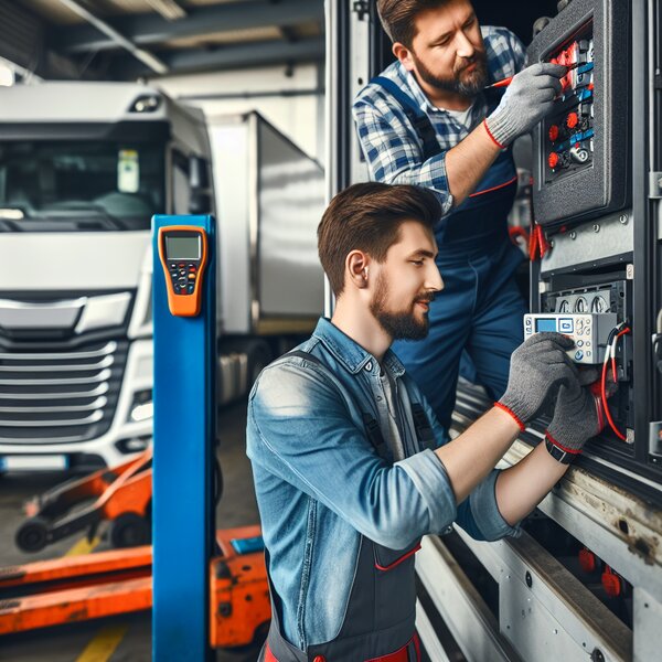 Обслуживание и проверка датчиков температуры рефрижераторов Volvo, Scania,