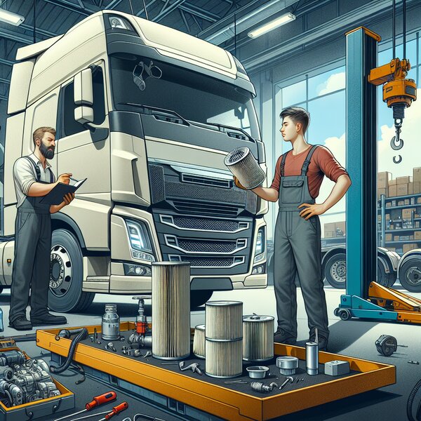 Ремонт и замена фильтров компрессоров Volvo, Scania, Mercedes: Камаз, МАЗ,