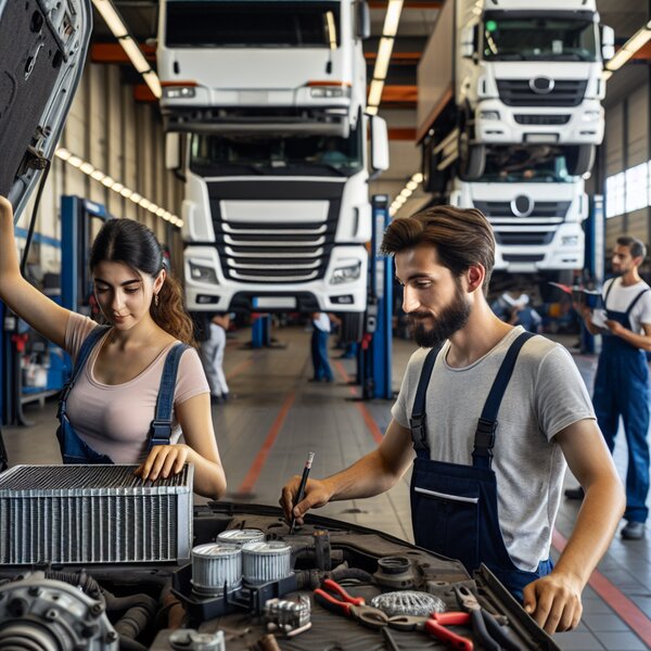 Проверка и настройка систем охлаждения грузовиков: Volvo, Scania, Mercedes,