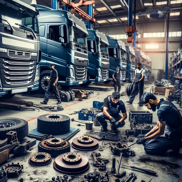 Замена тормозных колодок для Volvo, Scania, Mercedes, Renault, DAF, Камаз, МАЗ