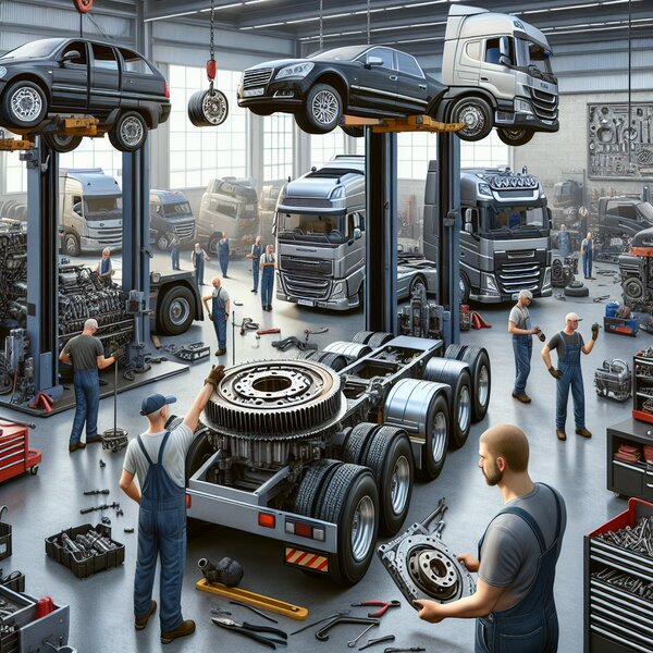 Установка маховика для грузовиков Volvo, Scania, Mercedes, Renault, DAF, Камаз,