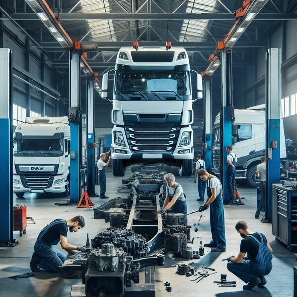 Замена передней балки Volvo, Scania, Mercedes, Renault, DAF, Камаз, МАЗ,