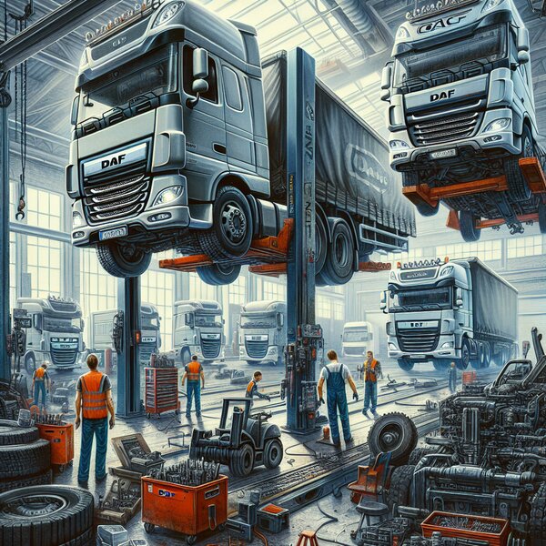 Плановое ТО DAF CF: надежное обслуживание для вашей техники