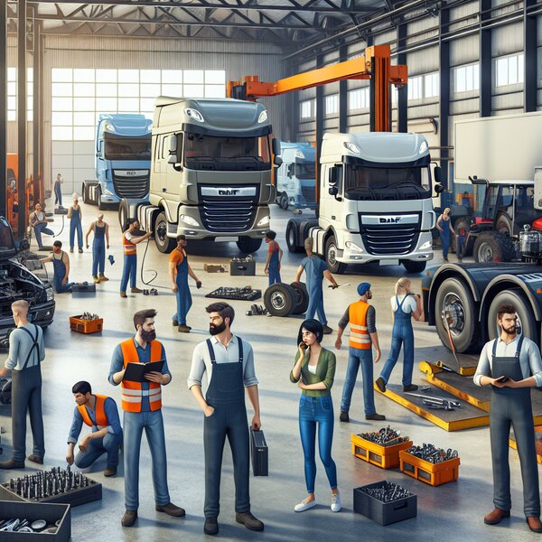 Плановое ТО для грузовых автомобилей DAF LF – надежное техническое обслуживание