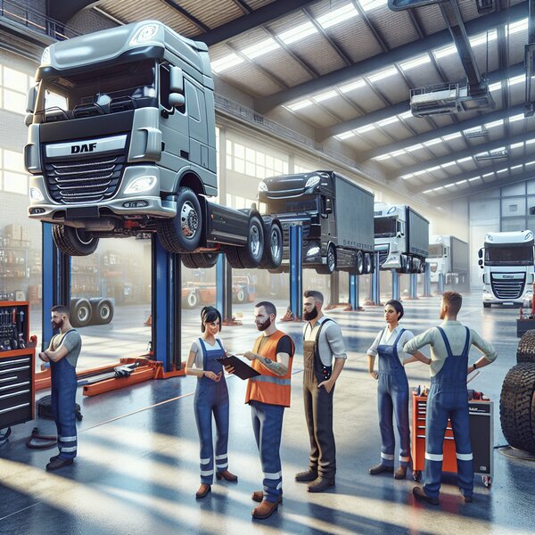 Плановое ТО DAF XFC - надежная подержка вашего грузовика.