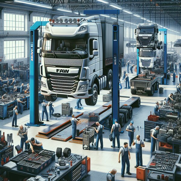 Плановое ТО FAW J6 3310: профессиональное техническое обслуживание для надежной