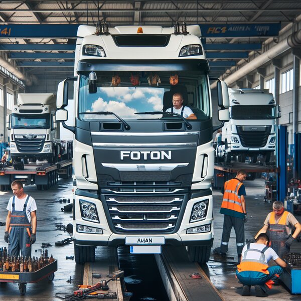 Плановое ТО для грузовиков Foton Auman H4: надежность и безопасность вашей