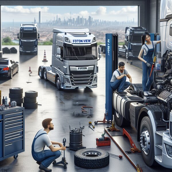 Плановое техническое обслуживание Foton View V5: надежность и безопасность