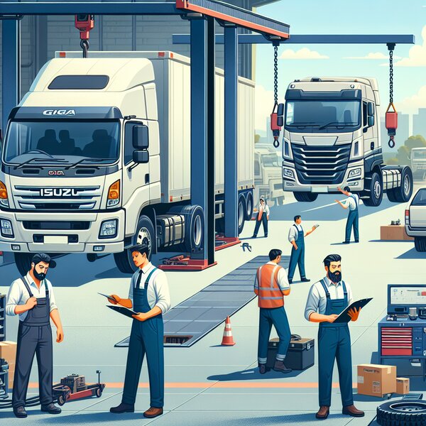 Плановое ТО Isuzu Giga: Профессиональное техобслуживание грузовиков Исузу Гига