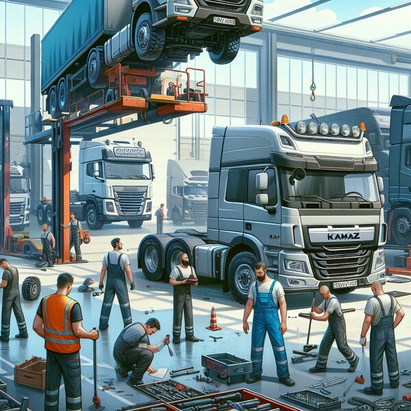 Плановое ТО КАМАЗ-6282: профессиональное техническое обслуживание для надежной