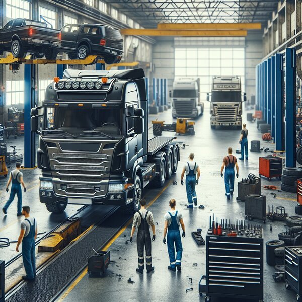 Плановое ТО КАМАЗ-6350 